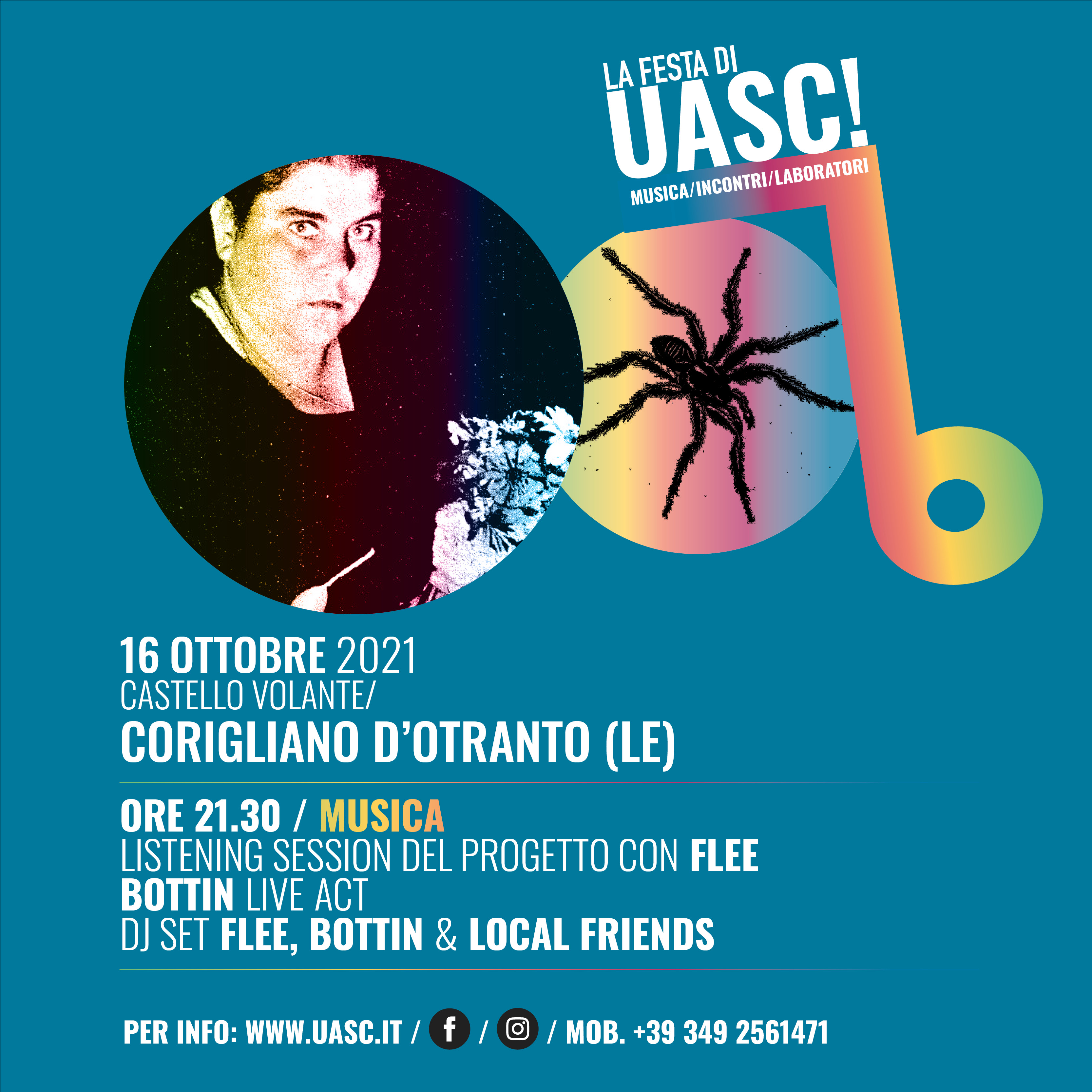 LA FESTA DI UASC! 16 OTTOBRE @ CASTELLO DI CORIGLIANO D'OTRANTO
