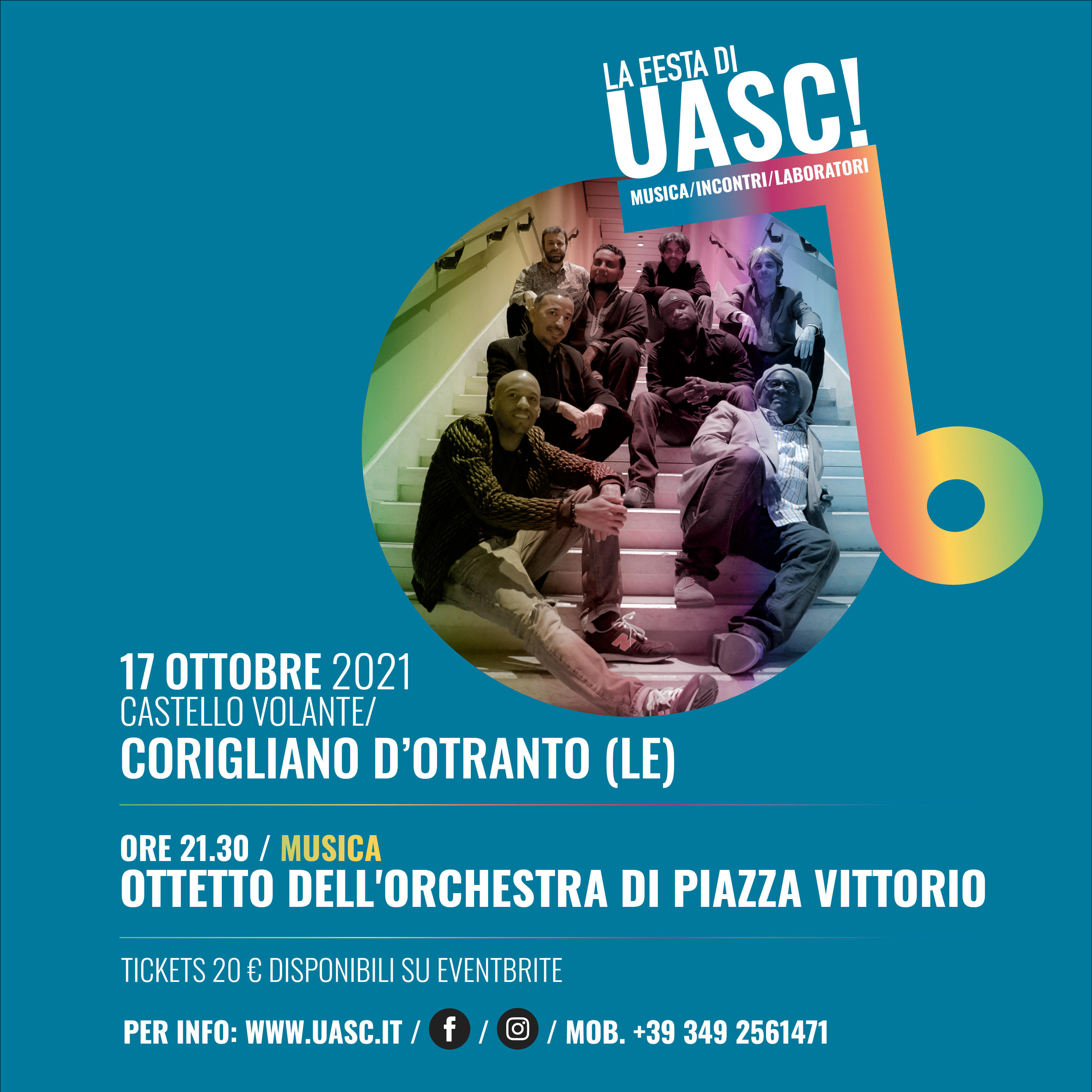 LA FESTA DI UASC! 17 OTTOBRE @ CASTELLO DI CORIGLIANO D'OTRANTO
