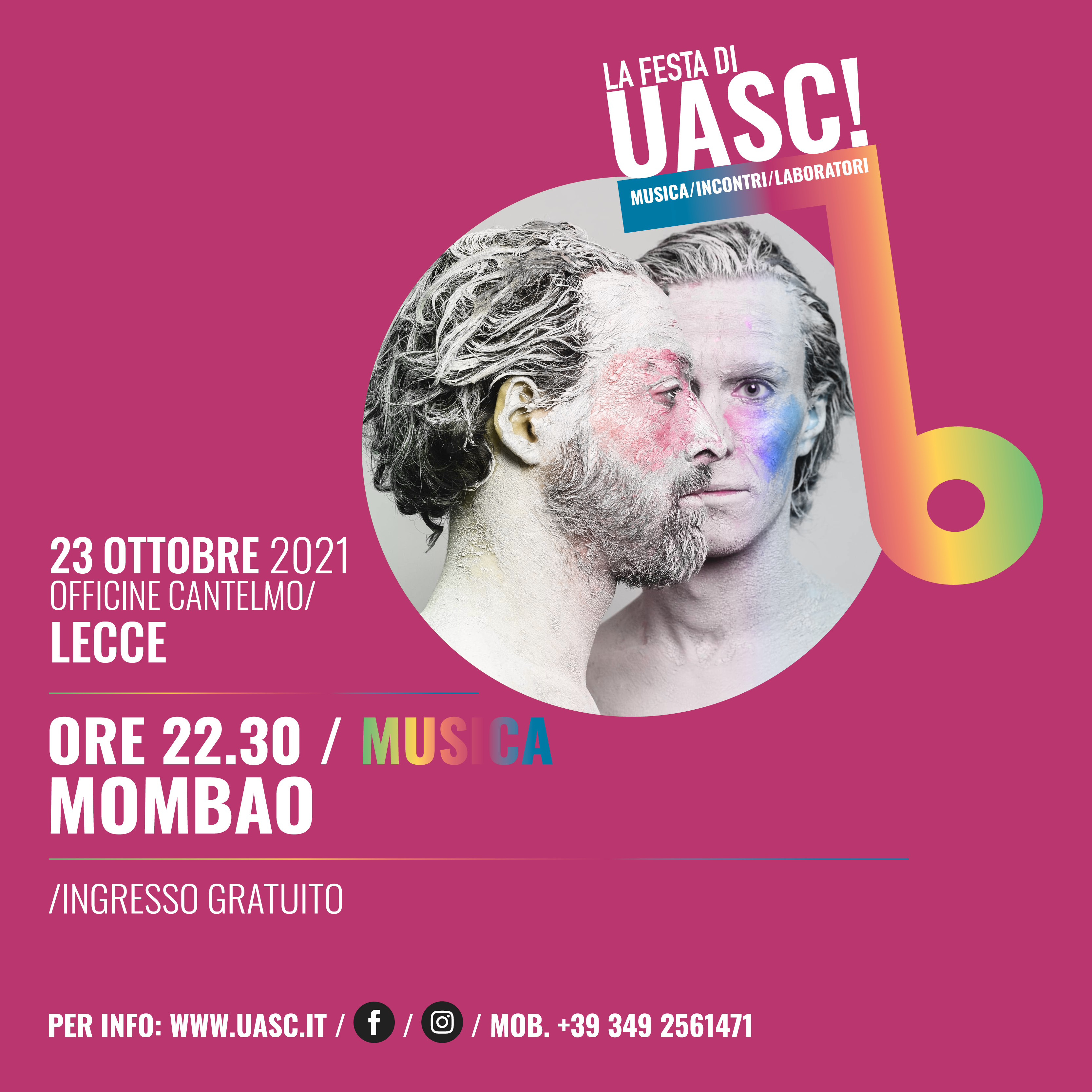 LA FESTA DI UASC! 23 OTTOBRE @OFFICINE CANTELO